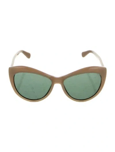 Pre-owned Tory Burch Cat-eye Tinted Sunglasses In Brown