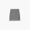 Tory Burch Chain Mini Skirt In Mineral Gray