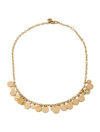 Pre-owned Tory Burch Chain Necklace, 20" In Multi