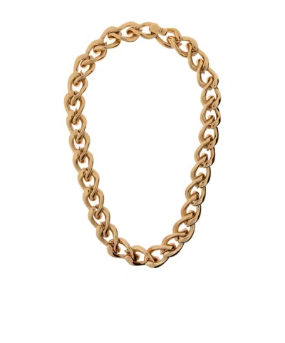 Tory Burch Chain Necklace In Yellow