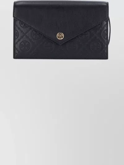 Tory Burch Chain Strap Envelope Shape Purses & Cardholders In Black