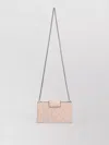 Tory Burch Chain Strap Quilted Rectangular Crossbody Bag In Pink