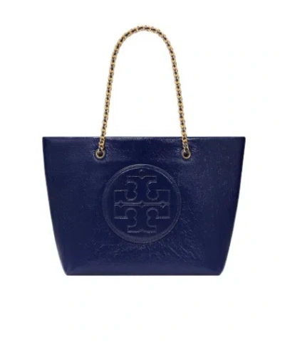 Tory Burch Chain Strap Shoulder Bag In Blue