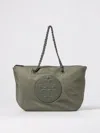 Tory Burch Chain Tote Bag In Gray