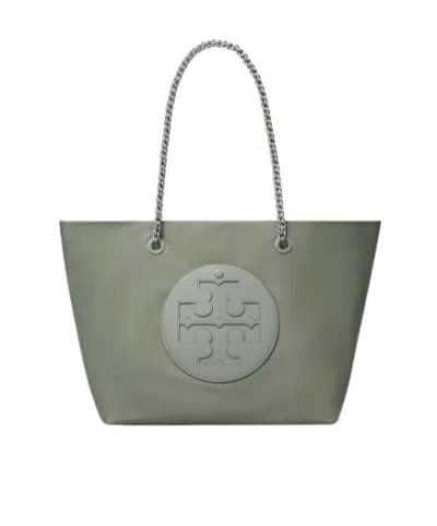 Tory Burch Chain Tote Bag In Gray