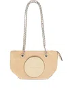 Tory Burch Chain Tote Bag With Logo Patch