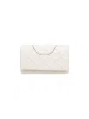 Tory Burch Chain Wallet Fleming In White