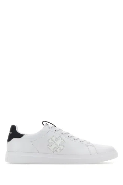 Tory Burch Chalk Leather Howell Court Sneakers