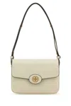 Tory Burch Chalk Leather Robinson Shoulder Bag