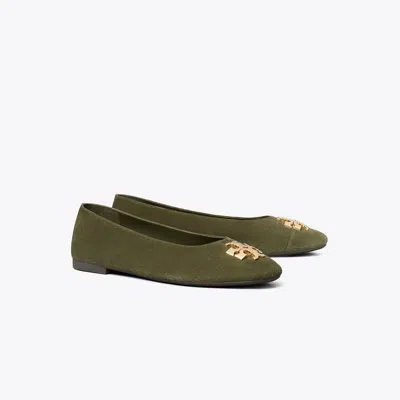 Tory Burch Charlie Ballet In Green