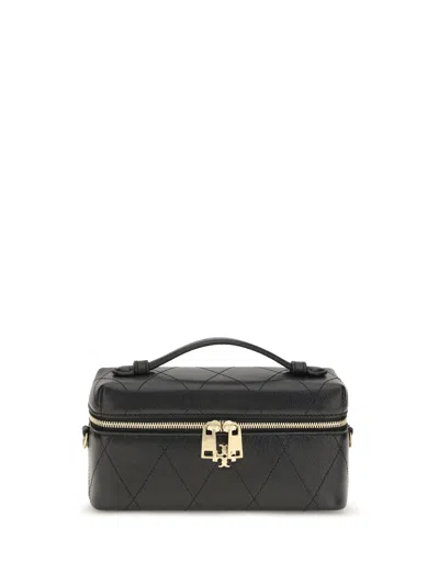 Tory Burch Charlie Beauty Case In Black