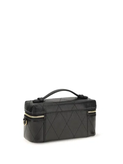 Tory Burch Charlie Beauty Case In Black