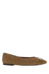 Tory Burch Charlie Ballet Flat In Brown
