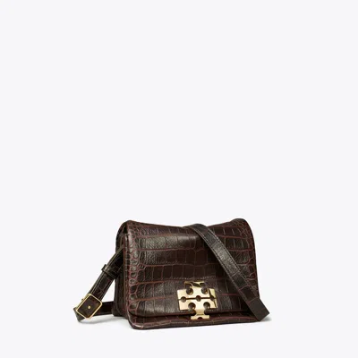 Tory Burch Charlie Croc-embossed Shoulder Bag