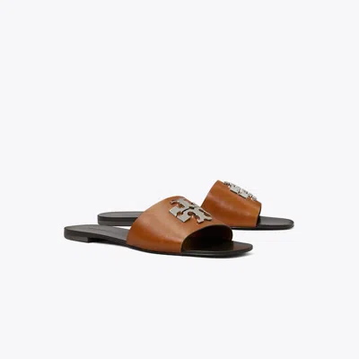 Tory Burch Charlie Slide Sandal In Brown