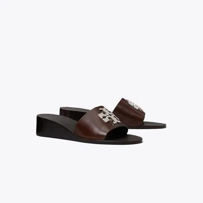 Tory Burch Charlie Cuoio Wedge In Brown