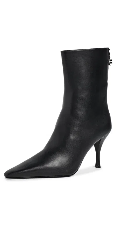Tory Burch Charlie Heel Ankle Boots Perfect Black