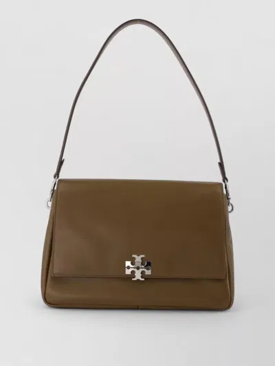 Tory Burch Charlie Leather Clutch Bag