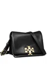 Tory Burch Charlie Logo-plaque Crossbody Bag In Black