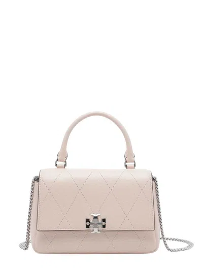 Tory Burch Charlie Quilted Top Handle Chain Wallet In Multi