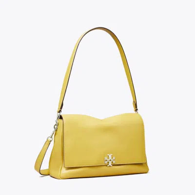 Tory Burch Charlie Small Shoulder Bag In Yellow