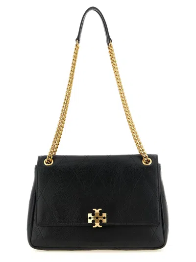 Tory Burch Charlie Shoulder Bag In Black