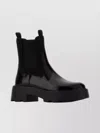 Tory Burch Chelsea Ankle Boots Chunky Sole In Black