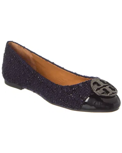 Tory Burch Chelsea Cap Toe Ballet Flat In Blue
