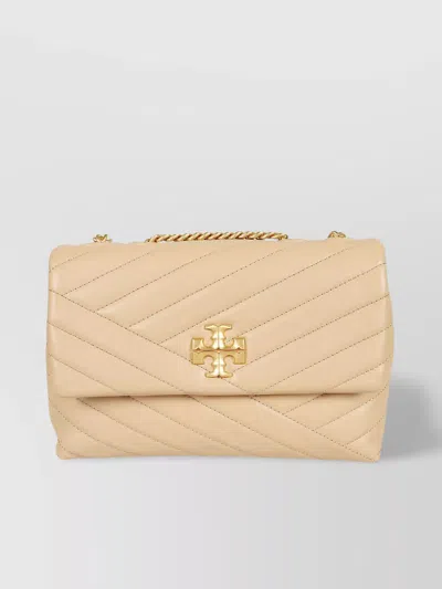 Tory Burch Chevron Quilted Shoulder Bag In Neutral