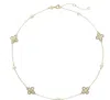 Tory Burch Kira Clover Pearl Necklace