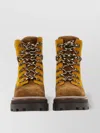 Tory Burch Chunky Sole Ankle Length Contrast Panel Boots