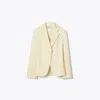 TORY BURCH CINCHED TWILL BLAZER