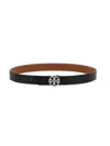 Tory Burch Cintura Miller Reversibile In Black