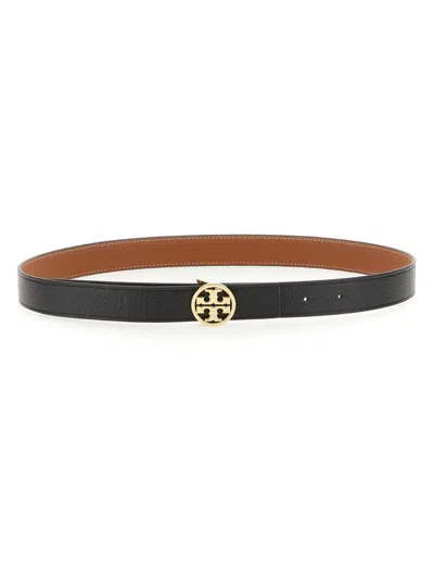 Tory Burch Cintura Miller Reversibile In Black