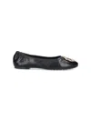 Tory Burch Claire Leather Ballet Flats