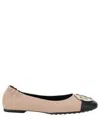 Tory Burch Cap-toe Ballet Rose In Pink