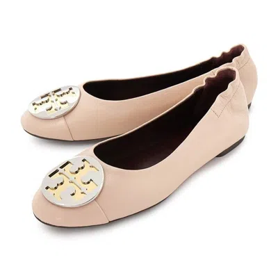 Tory Burch Claire Cap-toe Ballet Flats In Pink