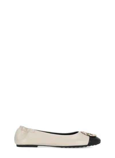 TORY BURCH CLAIRE LEATHER BALLET FLATS