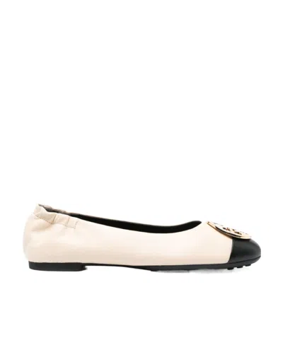 TORY BURCH TORY BURCH LOGO PLAQUE SLIP-ON BALLERINA SHOES