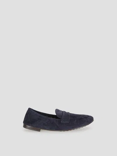 Tory Burch Classic Ballerina Loafer In Blue
