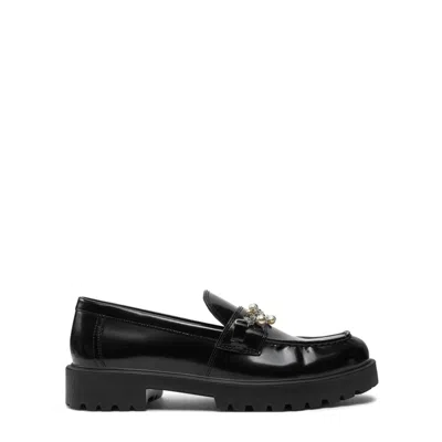 Tory Burch Classic Embellished Lug Shoes In Black