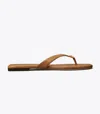 Tory Burch Capri Logo Plaque Thong Sandals In 776