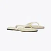 Tory Burch Classic Flip-flop In New Ivory