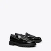 Tory Burch Classic Fringe Lug Loafer In Black