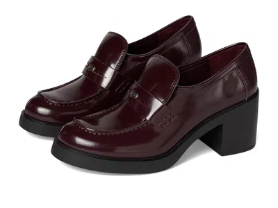 Tory Burch Classic Heel Lug Loafers 50mm In Purple