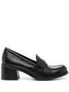 Tory Burch Double T Logo Loafer Pump In Black