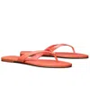 Tory Burch Classic Leather Flip Flop In Pink