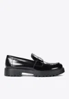 Tory Burch 20mm Classic Lug Brushed Leather Loafers