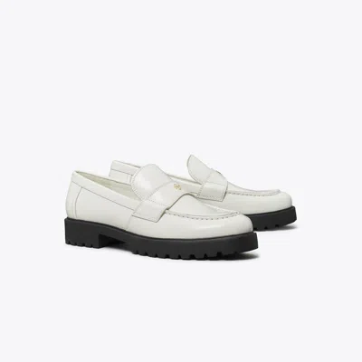 Tory Burch Classic Lug Loafer In White