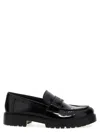 Tory Burch 20mm Classic Lug Brushed Leather Loafers In Black